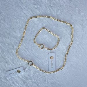 Gorjana Parker necklace & bracelet